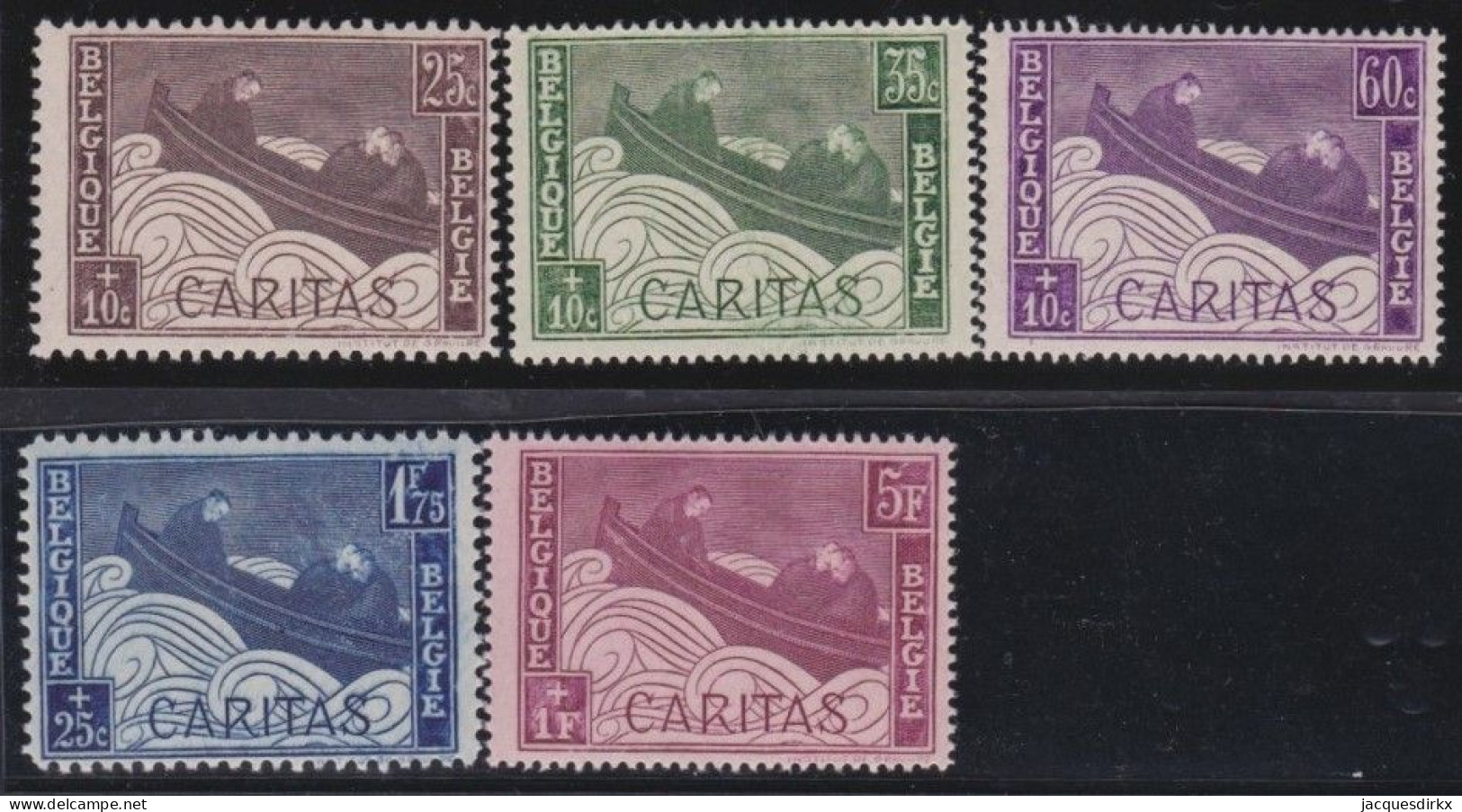 Belgie  .   OBP    .    249/253    .     *       .  Ongebruikt Met Gom   .   /    .   Neuf Avec Gomme - Unused Stamps