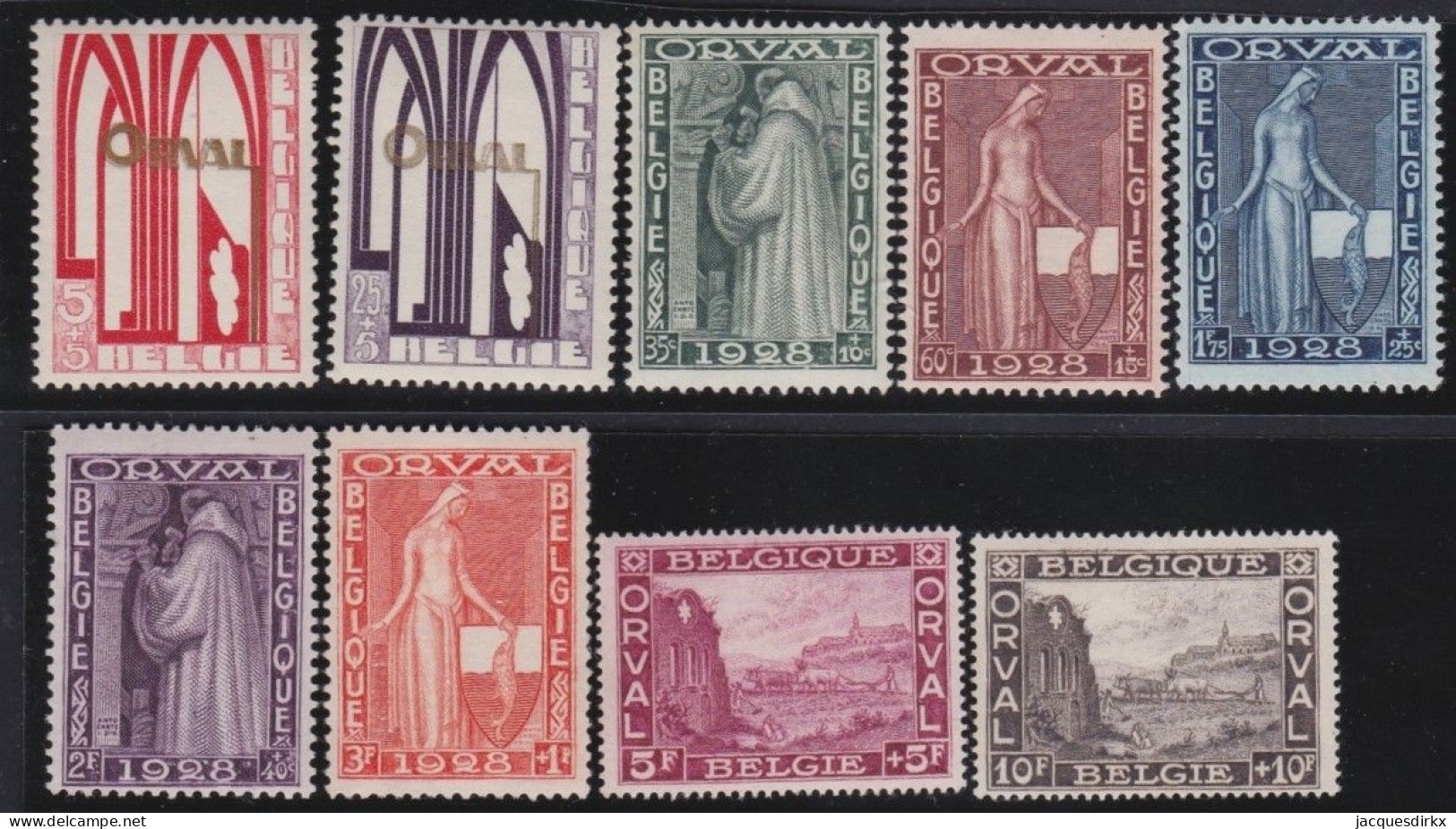 Belgie  .   OBP    .    258/266   .     *       .  Ongebruikt Met Gom   .   /    .   Neuf Avec Gomme - Unused Stamps