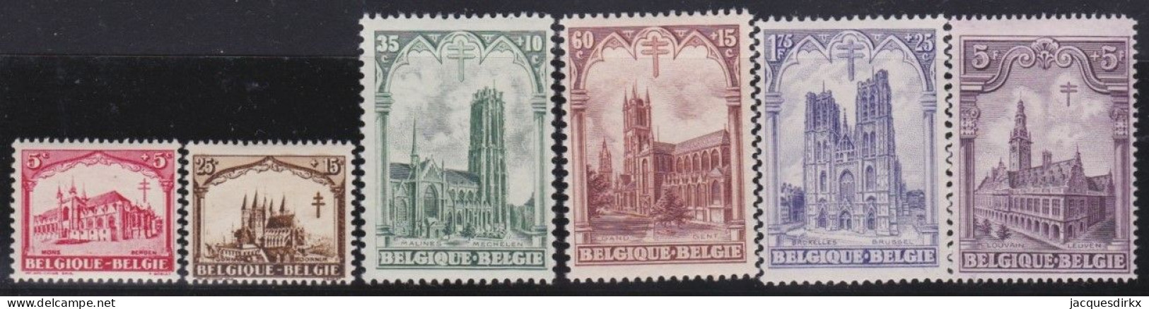 Belgie  .   OBP    .    267/272    .     *       .  Ongebruikt Met Gom   .   /    .   Neuf Avec Gomme - Unused Stamps