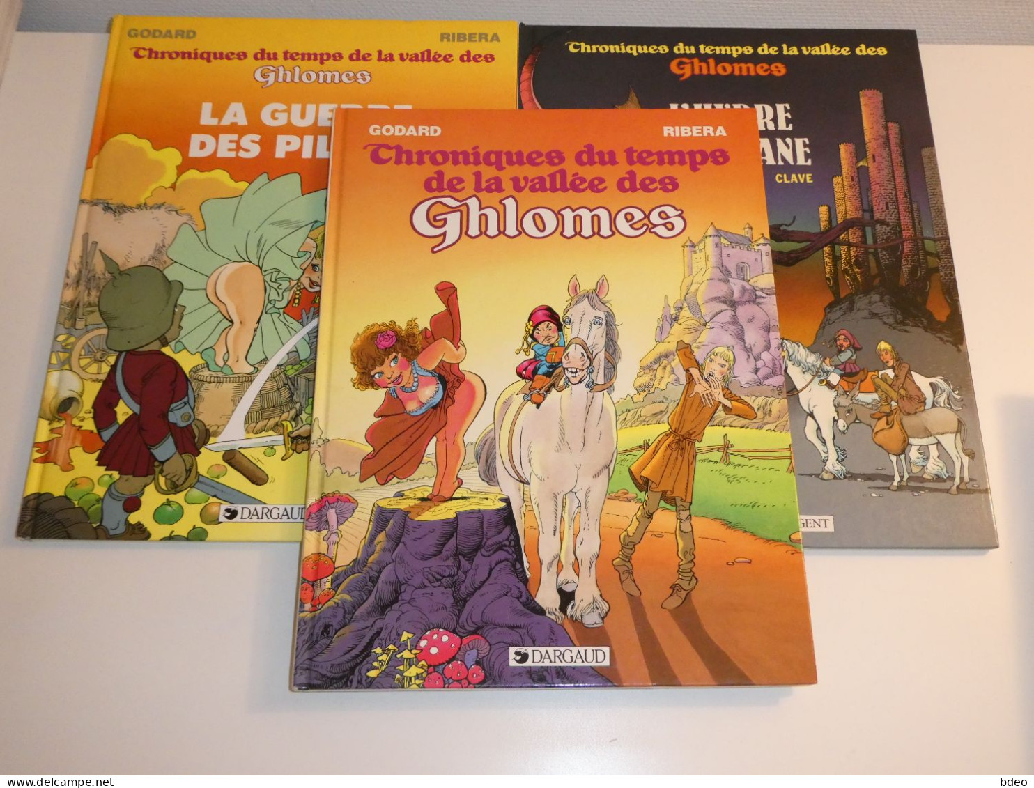 LOT EO CHRONIQUES DU TEMPS DE LA VALLEE DES GHLOMES TOMES 1/2/3 / TBE - Paquete De Libros