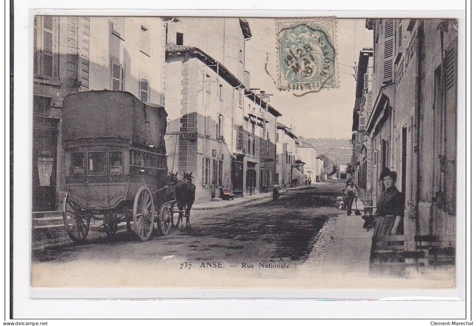 ANSE : Rue Nationale (courrier) - Tres Bon Etat - Anse
