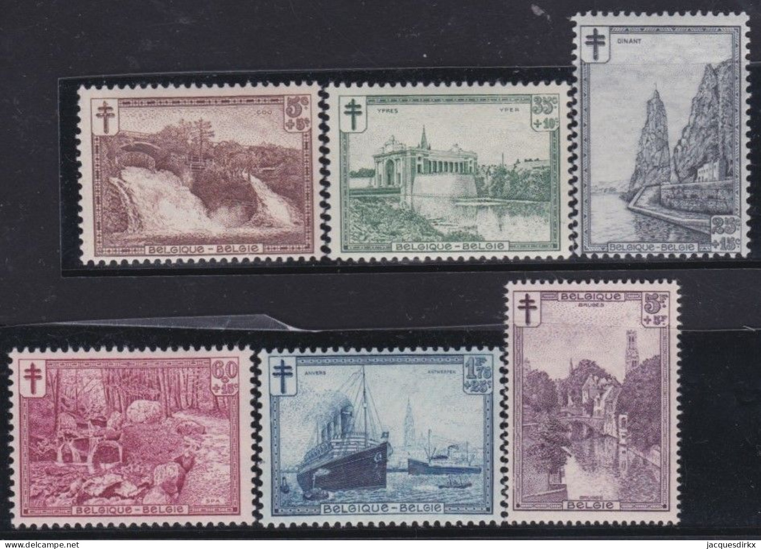 Belgie  .   OBP    .    293/298   .     *       .  Ongebruikt Met Gom   .   /    .   Neuf Avec Gomme - Unused Stamps