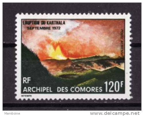 COMORES.  1973  P Aérien. N° 54 Neuf  X X  Volcan - Luftpost