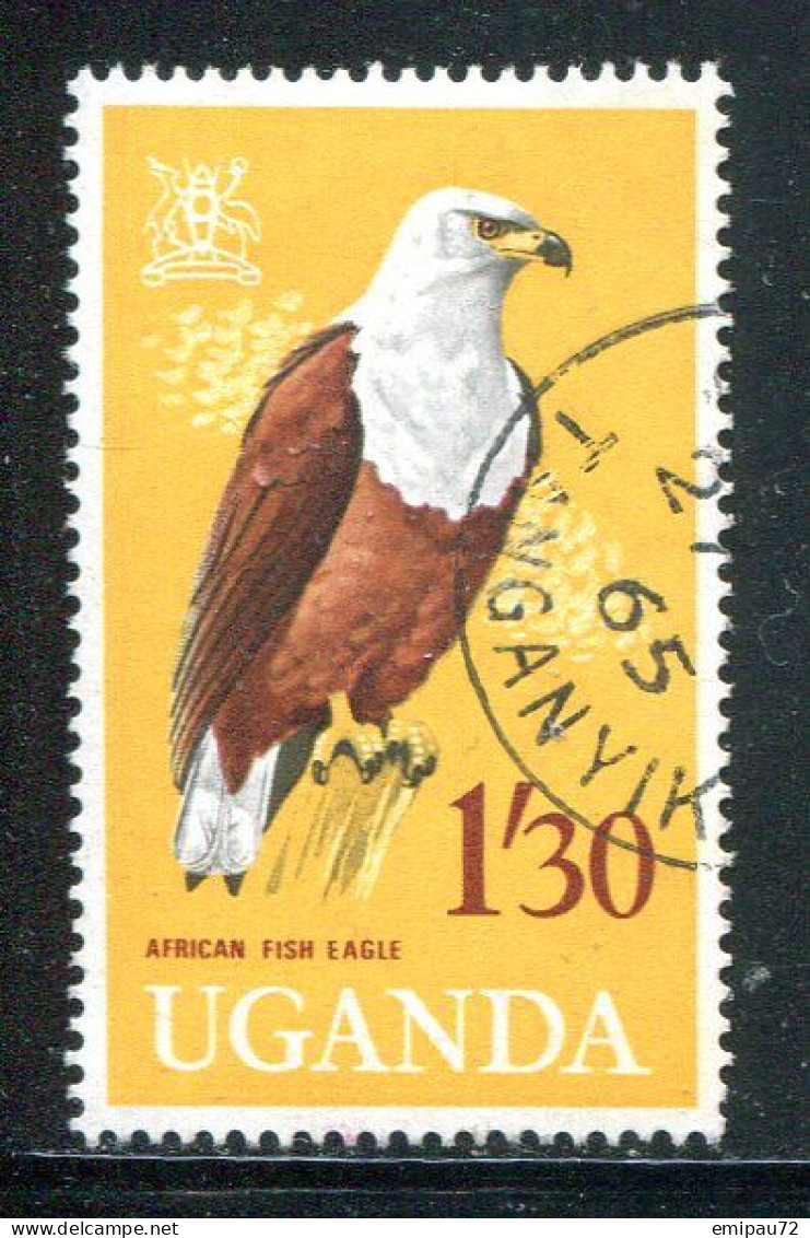 OUGANDA- Y&T N°73- Oblitéré (oiseau) - Uganda (1962-...)