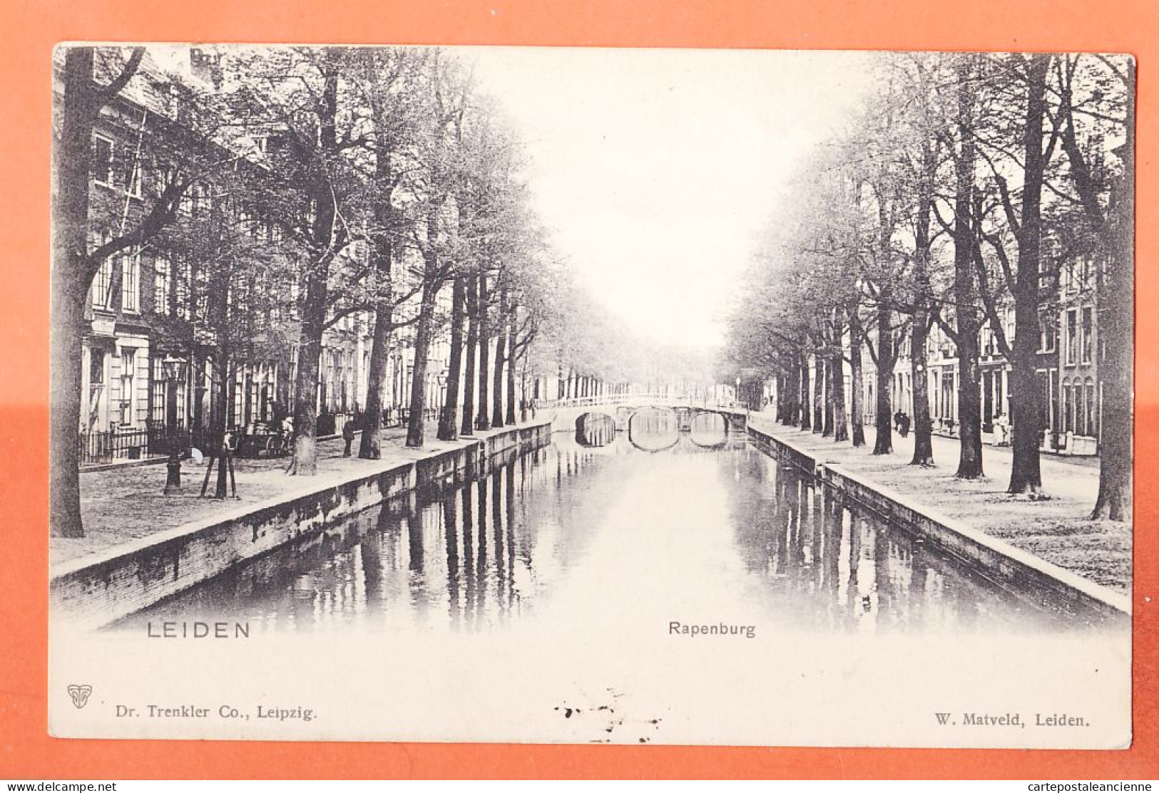 36547 / ⭐ LEIDEN Zuid-Holland RAPENBURG 1905s à Suzanne BONNEFOY Paris / MATVELD TRENKLER Leipzig Netherlands Pays-Bas - Leiden