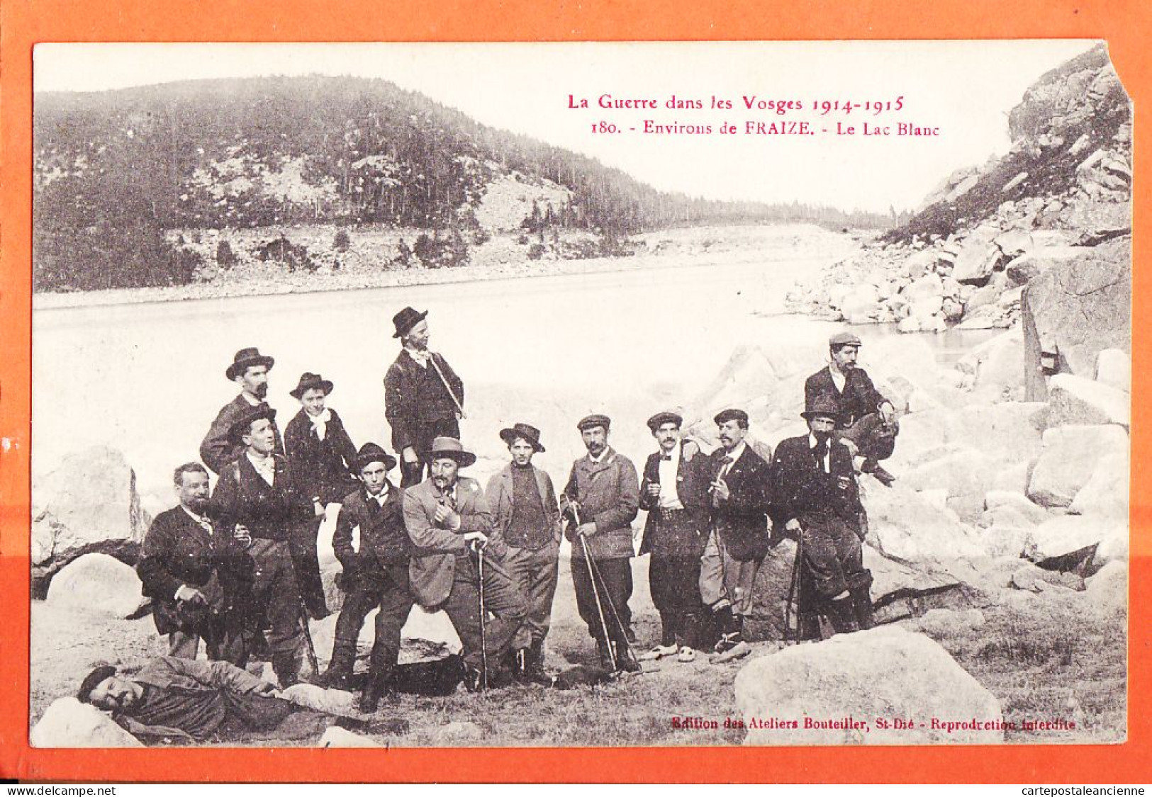36592 / ⭐ Environs De FRAIZE 88-Vosges Lac BLANC Guerre Dans Les VOSGES 1914-1915 Edition Ateliers BOUTEILLER Saint-Dié - Fraize
