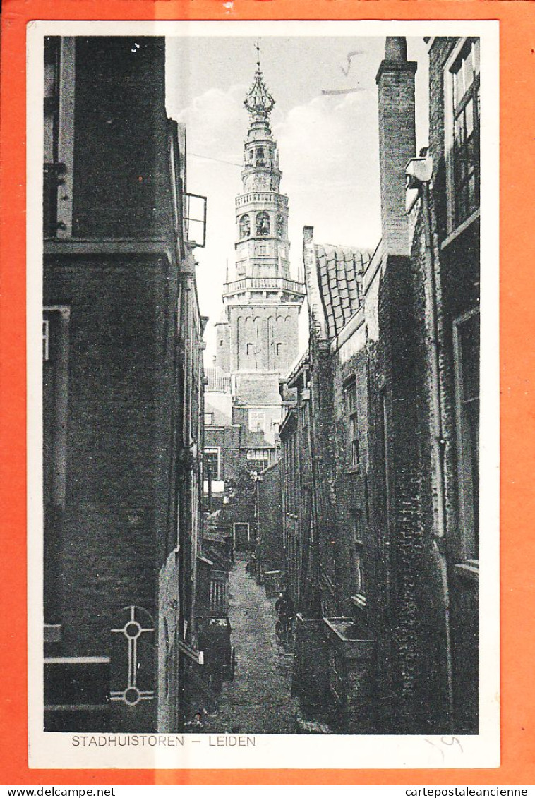 36527 / ⭐ LEIDEN Zuid-Holland Stadhuistoren Tour Hôtel De Ville 1910s Nederland Pays-Bas Uitg Mij. REMBRANDT Utrecht - Leiden