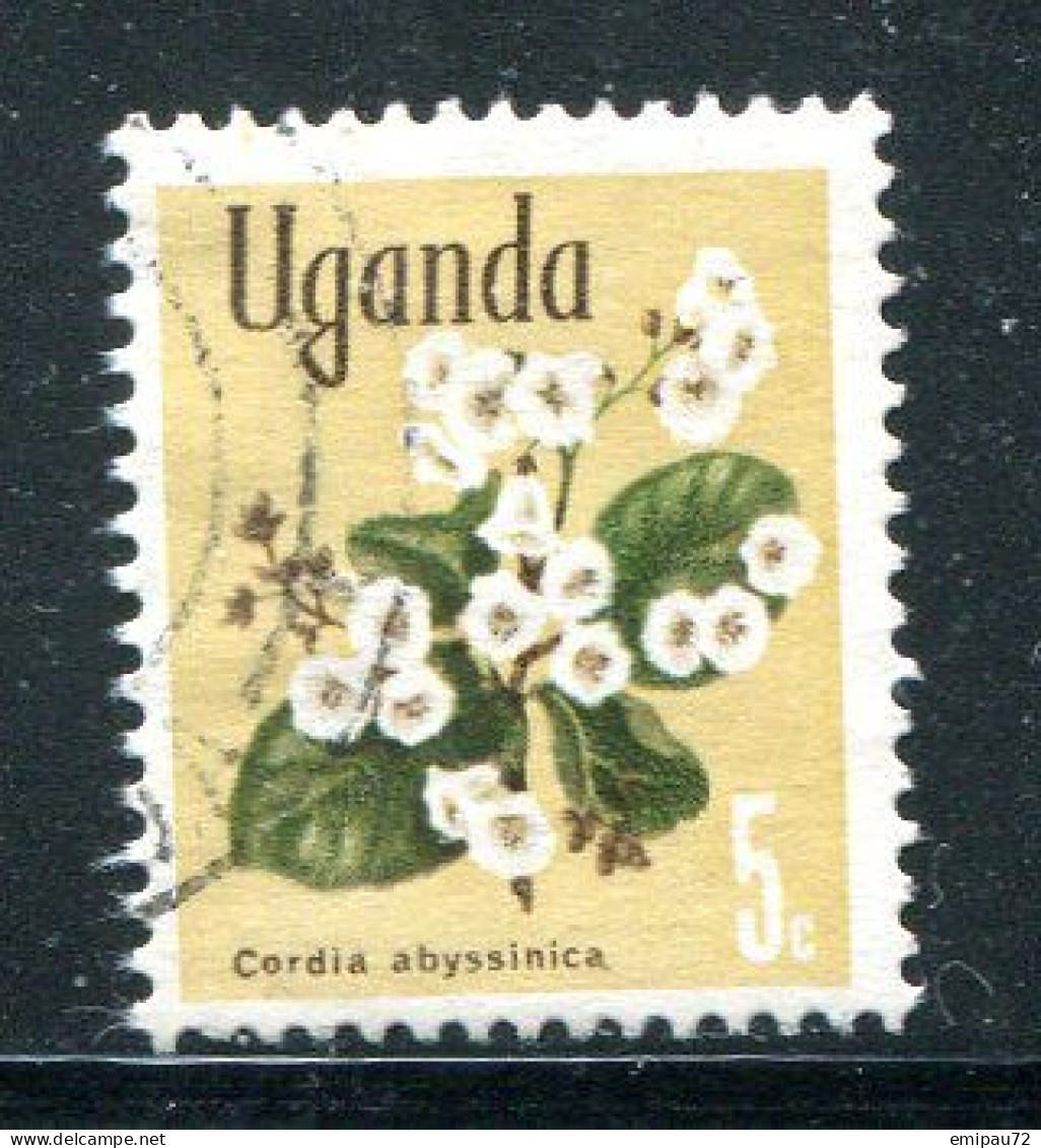 OUGANDA- Y&T N°82- Oblitéré (fleurs) - Uganda (1962-...)