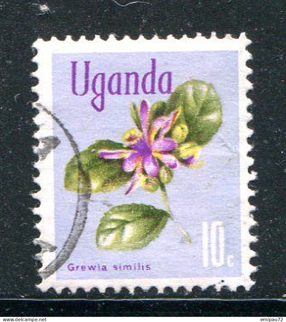 OUGANDA- Y&T N°83- Oblitéré (fleurs) - Uganda (1962-...)