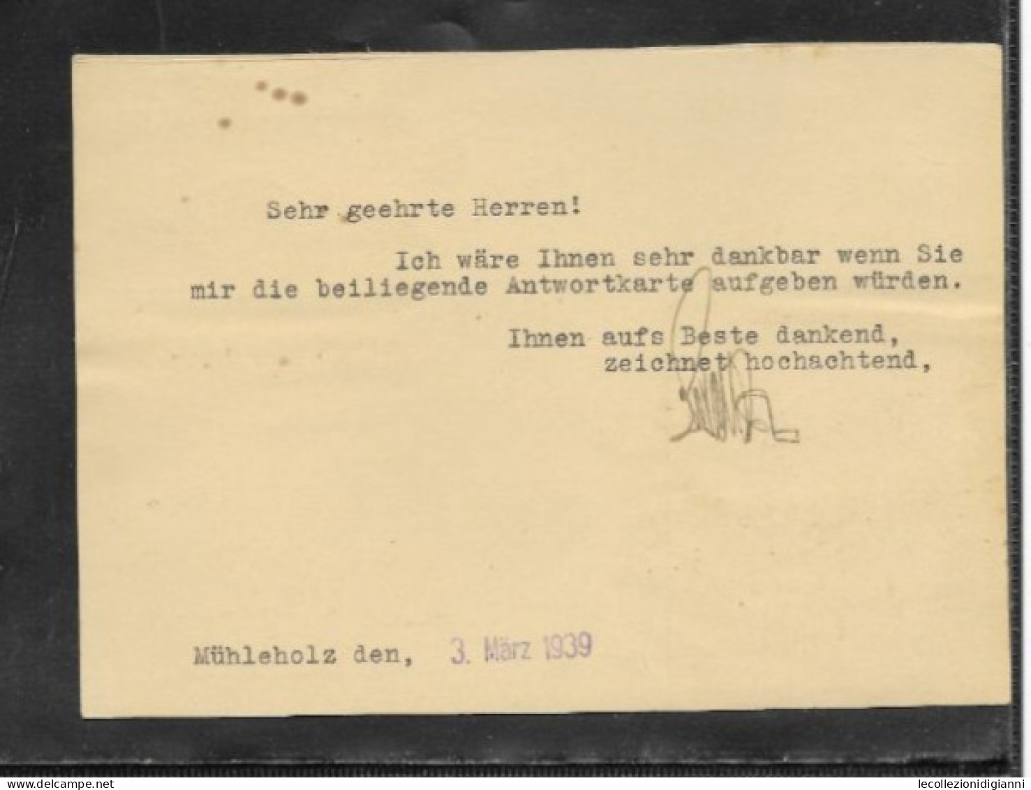 1034) Liechtenstein Postkarte Mit Bezahlter Antwort 1939 Einschreiben Von Vaduz Nach Eger Sudetenland - Briefe U. Dokumente