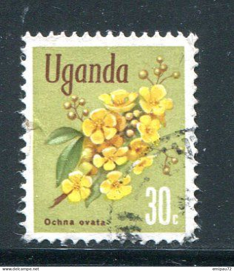 OUGANDA- Y&T N°86- Oblitéré (fleurs) - Uganda (1962-...)