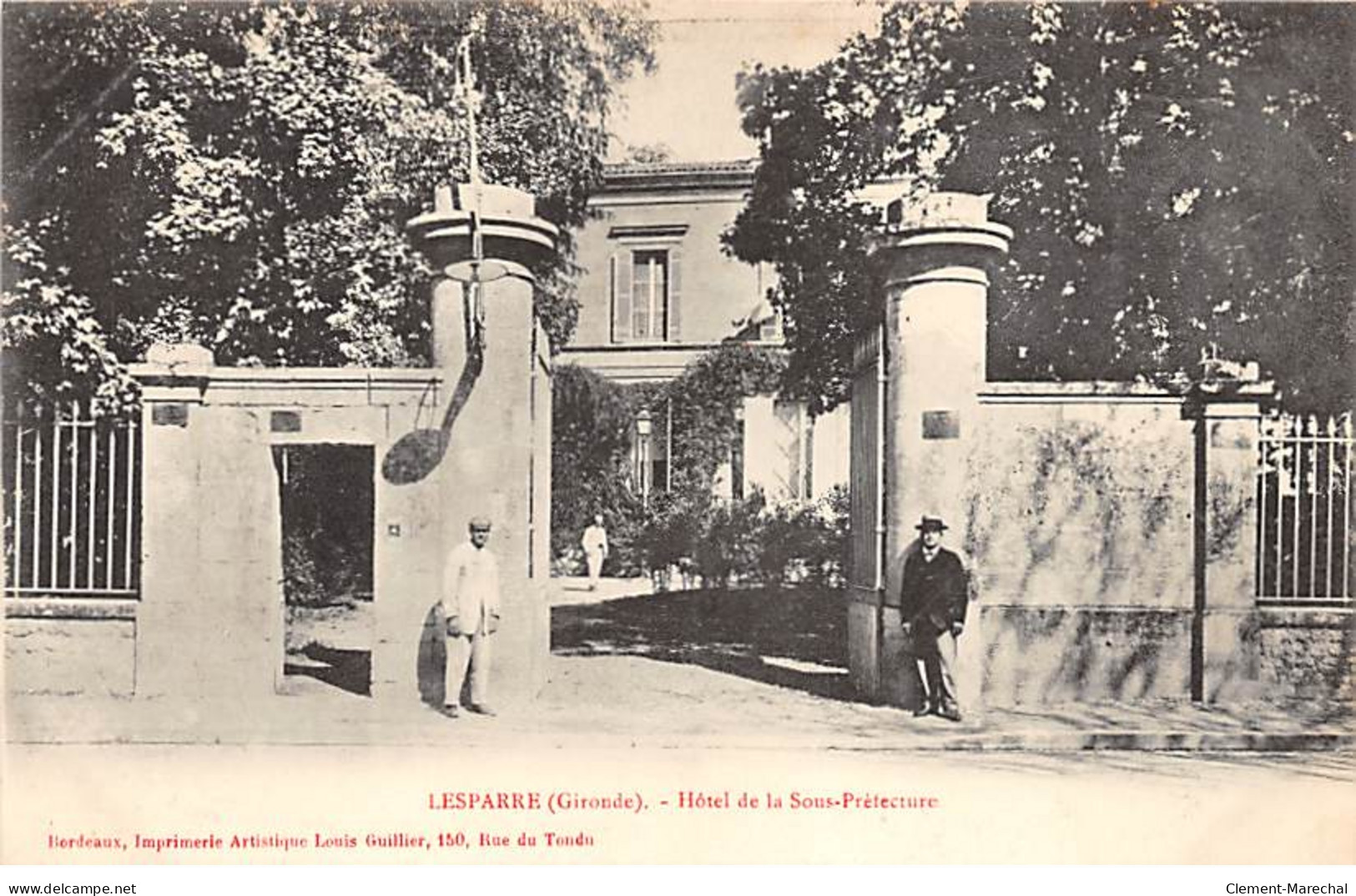 LESPARRE - Hôtel De La Sous Préfecture - Très Bon état - Lesparre Medoc