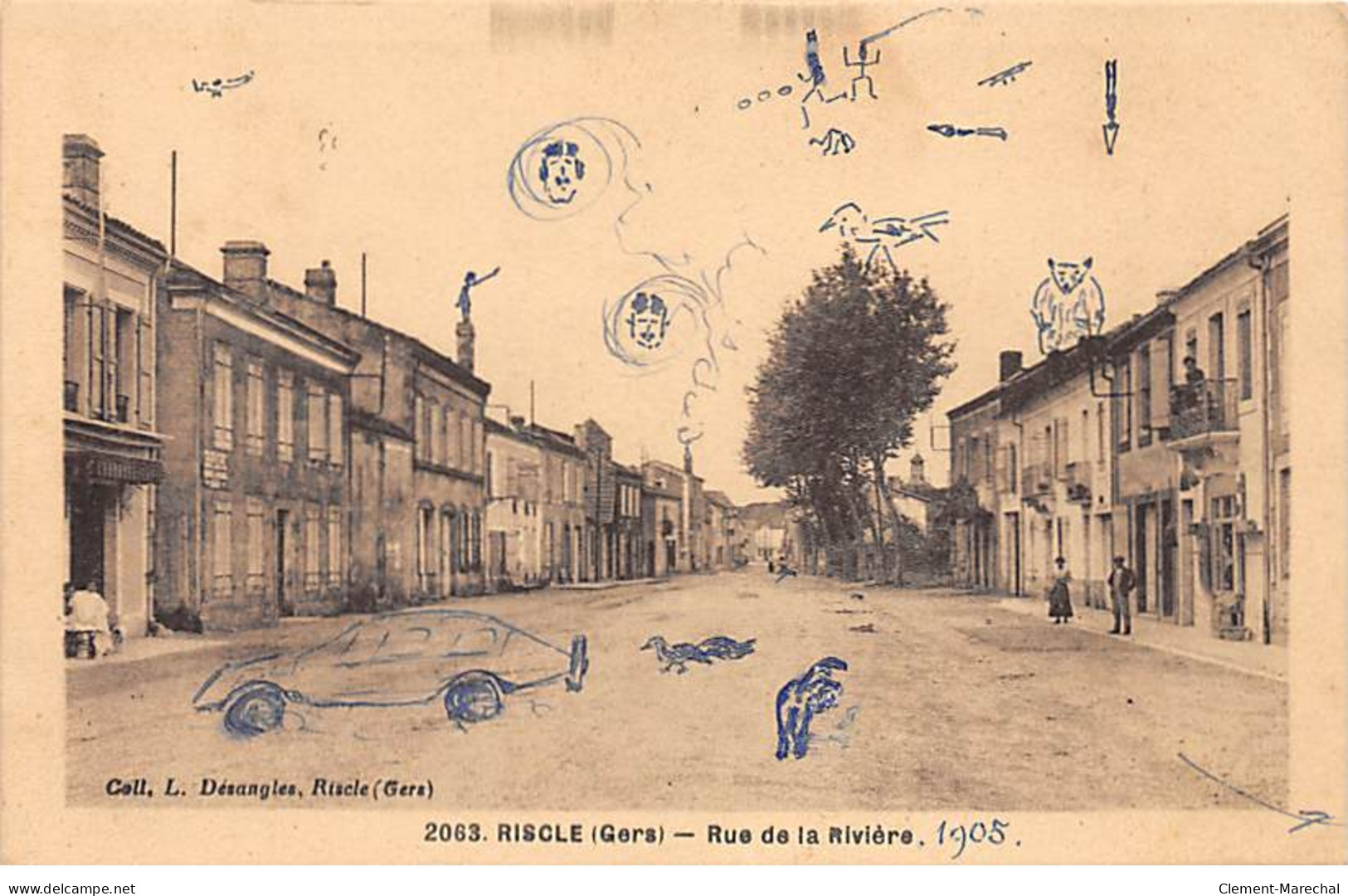 RISCLE - Rue De La Rivière - Très Bon état - Riscle