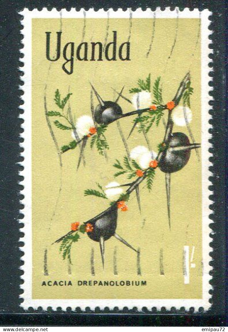 OUGANDA- Y&T N°91- Oblitéré (fleurs) - Ouganda (1962-...)