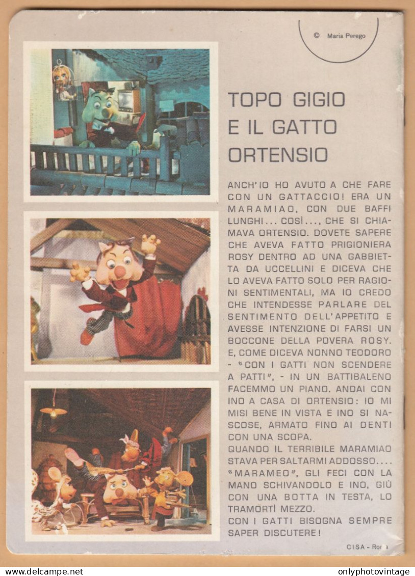Quaderno Anni 60, Topo Gigio E Il Gatto Ortensio, Cisa, Maria Perego - Collections