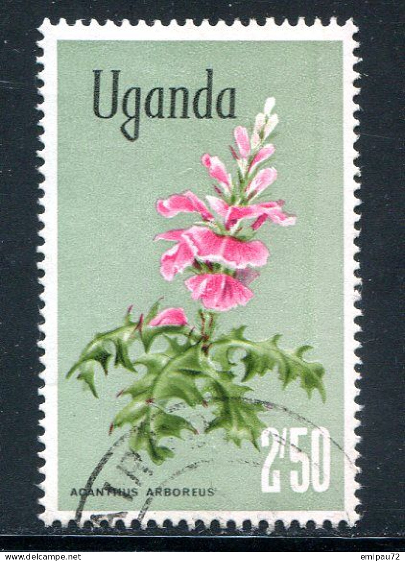 OUGANDA- Y&T N°93- Oblitéré (fleurs) - Uganda (1962-...)