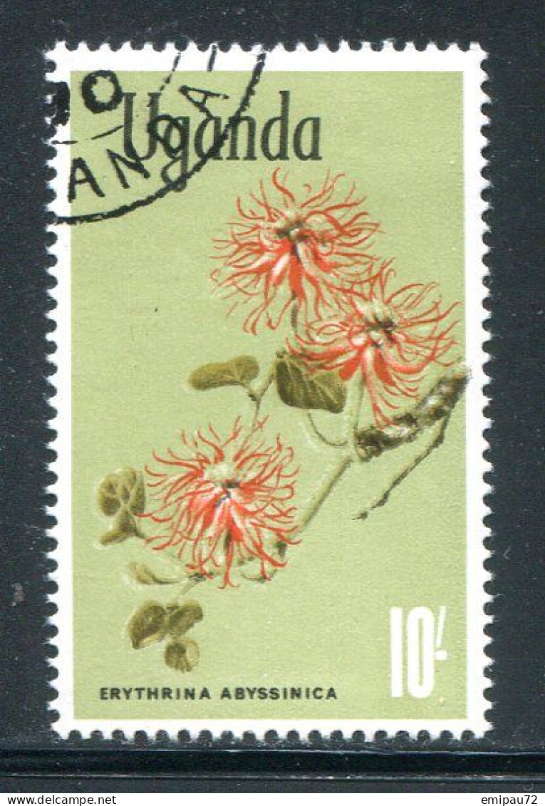 OUGANDA- Y&T N°95- Oblitéré (fleurs) - Uganda (1962-...)