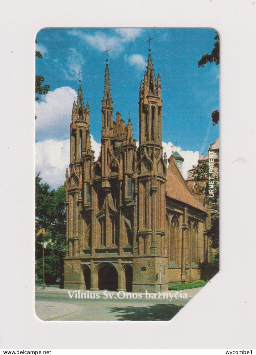 LITHUANIA -   St Annes Church Vilnius Urmet Phonecard - Lituania