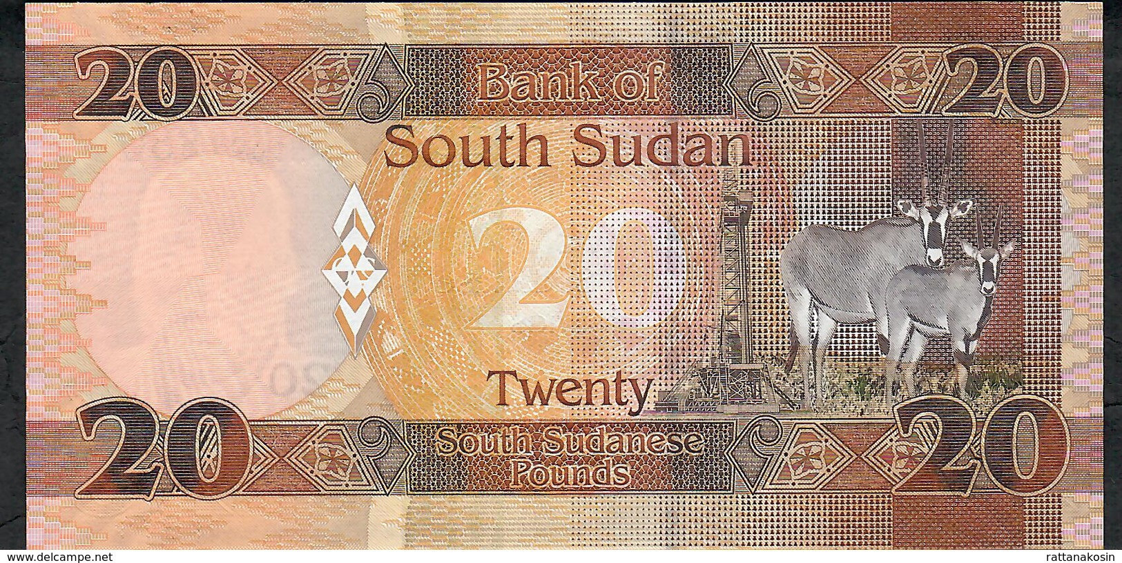 SOUTH SUDAN 13b 20 POUNDS 2016 #AJ        UNC. - Zuid-Soedan