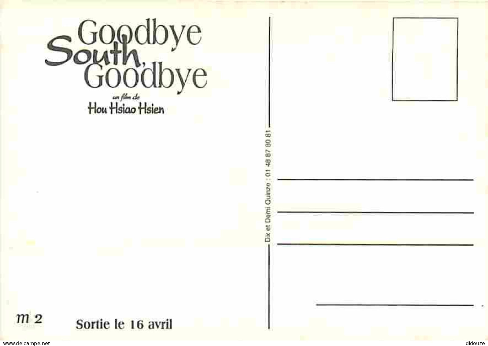 Cinema - Affiche De Film - Goodbye South Goodbye - Carte Neuve - CPM - Voir Scans Recto-Verso - Affiches Sur Carte