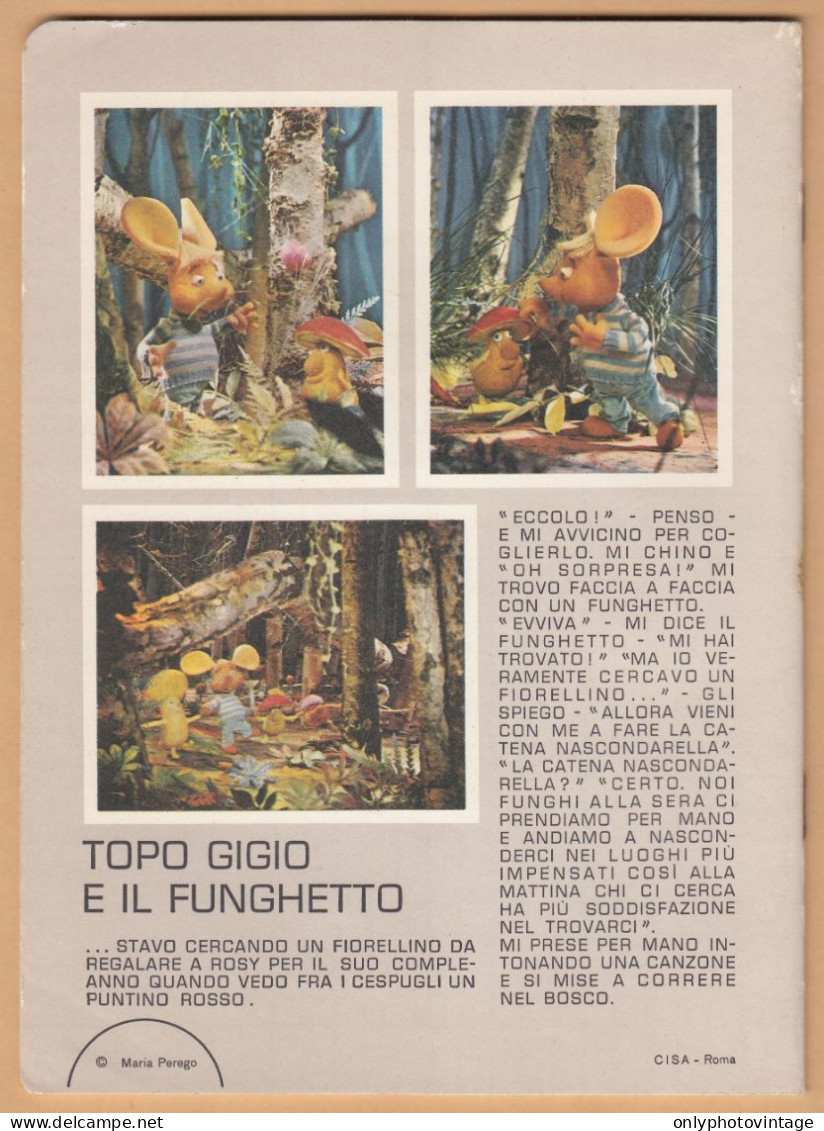 Quaderno Anni 60, Topo Gigio E Il Funghetto, Cisa, Maria Perego - Collections