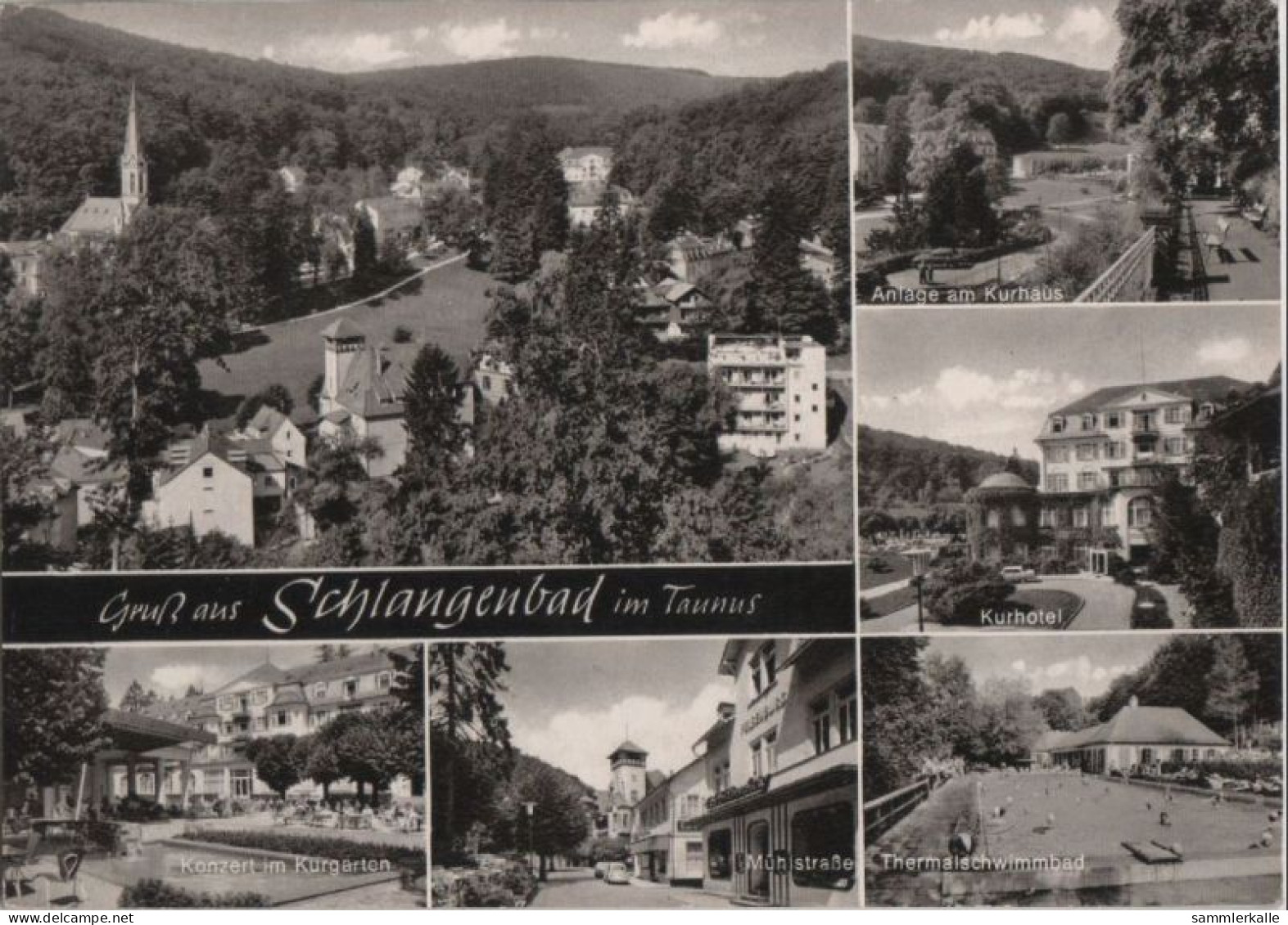 54003 - Schlangenbad - U.a. Kurhotel - 1973 - Schlangenbad