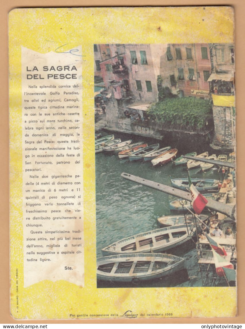 Quaderno Anni 60, Feste D'Italia, Camogli, La Sagra Del Pesce - Collections