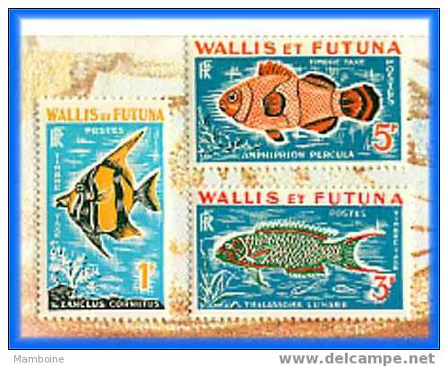 Wallis Et Futuna   Taxe 37/38  Poissons Neuf X X Serie Compl. - Timbres-taxe