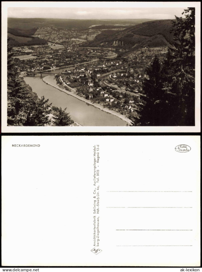 Ansichtskarte Neckargemünd Blick über Die Stadt 1962 - Neckargemuend