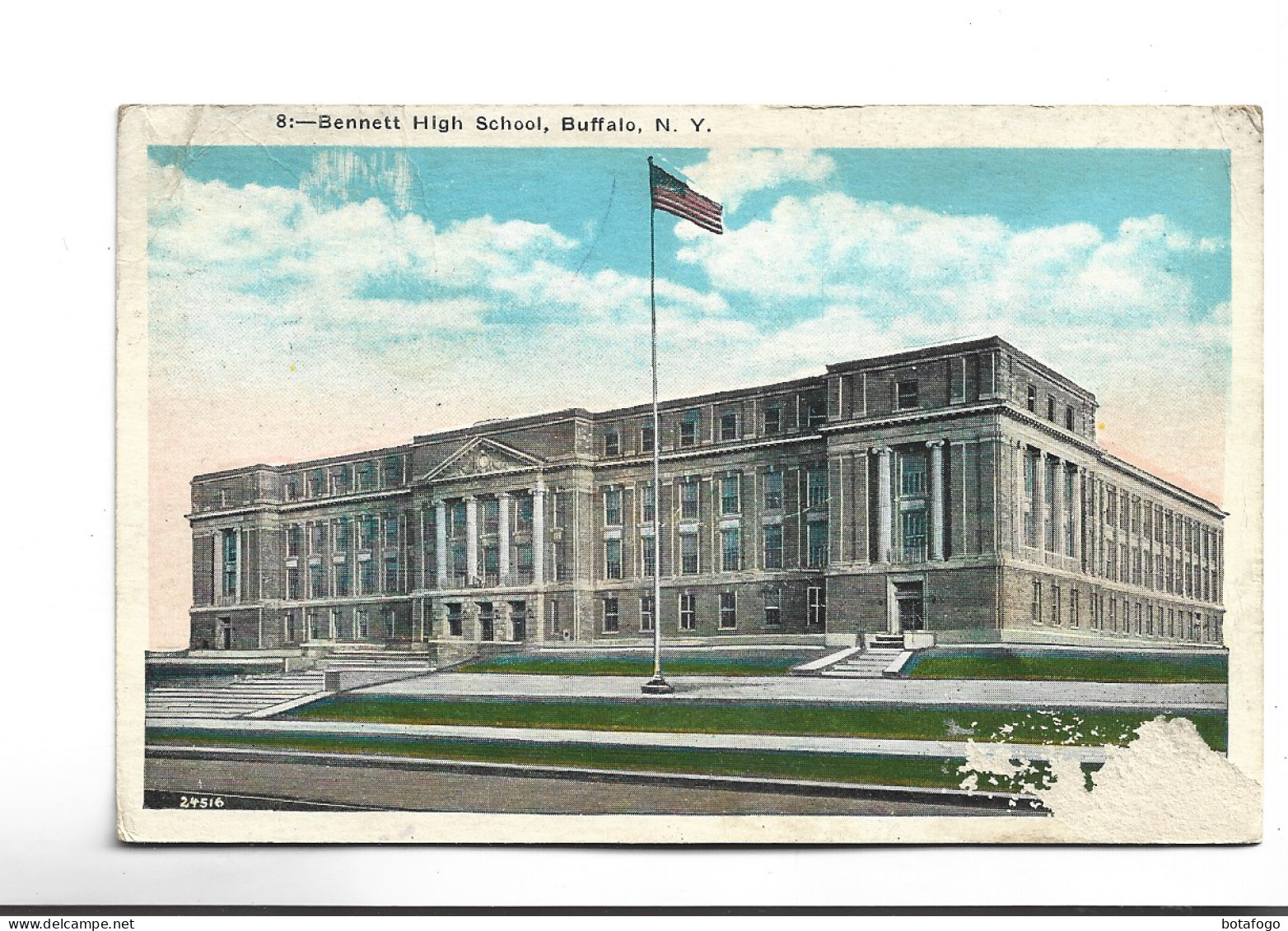 CPA  BENNET HIGH SCHOOL, BUFFALO En 1931! - Buffalo