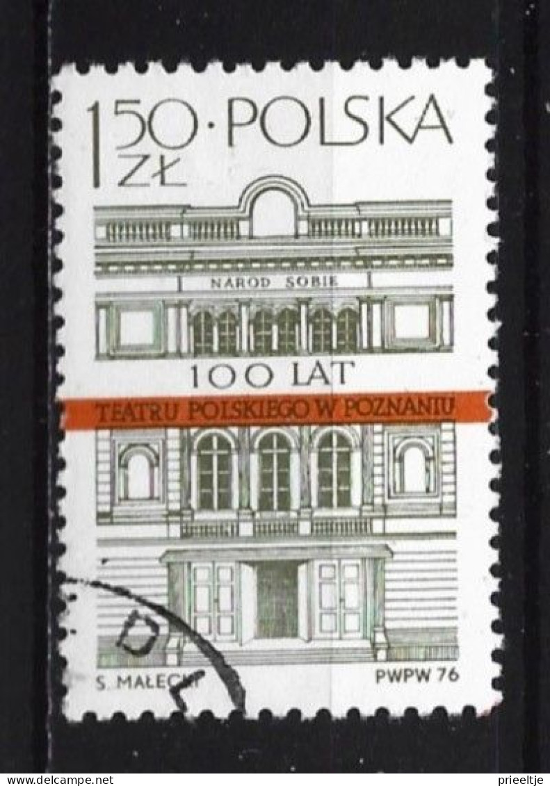 Poland 1976 Poznan Theatre Centenary Y.T. 2291 (0) - Gebruikt