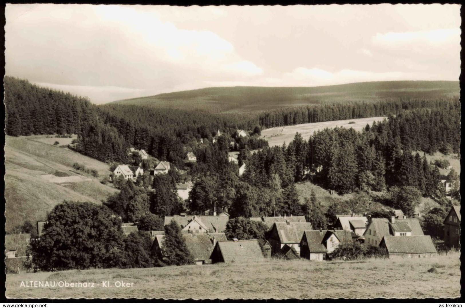 Ansichtskarte Altenau-Clausthal-Zellerfeld Klein Oker 1961 - Altenau