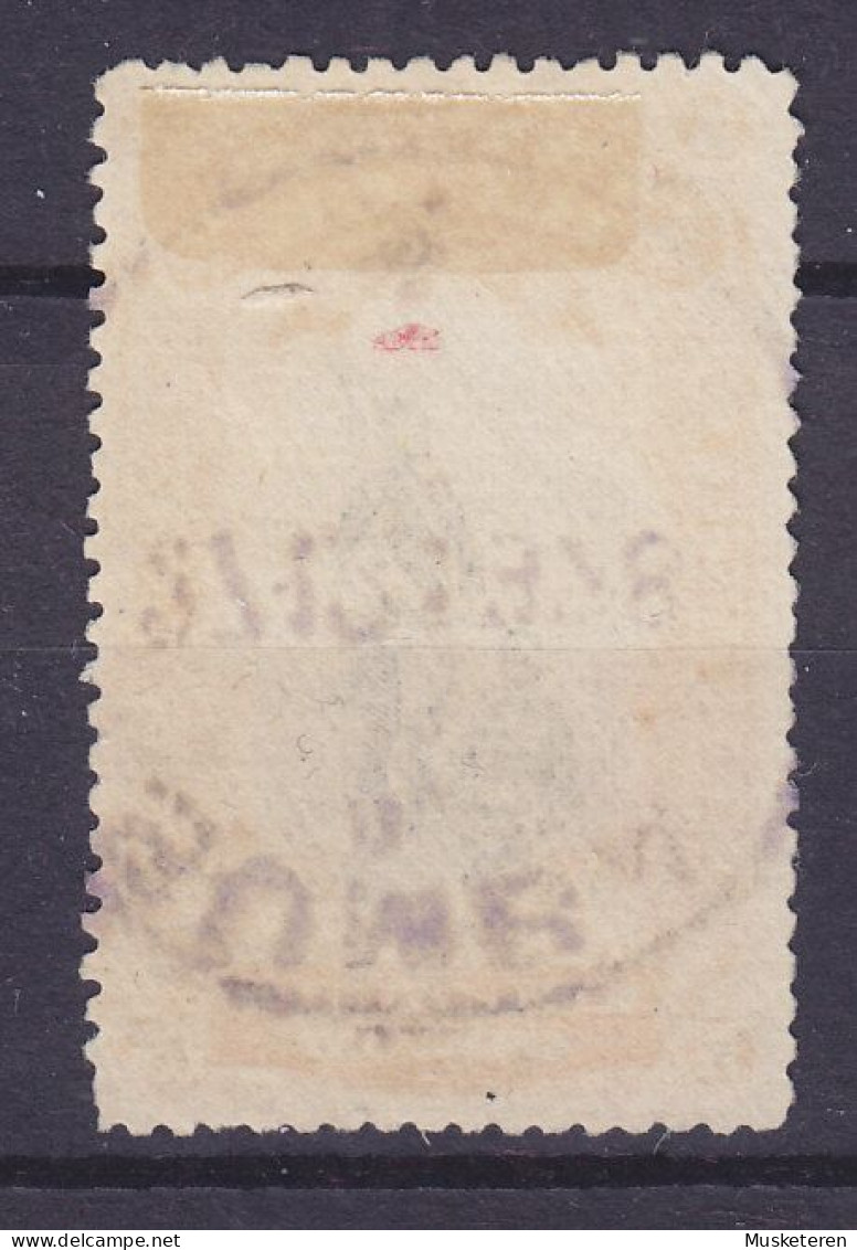 Belgian Congo 1915 Mi. 32, 5 Fr. Bangala-Haüptling Morangi Mit Frau Deluxe (Inverted) BUMBA Cancel (2 Scans) - Used Stamps