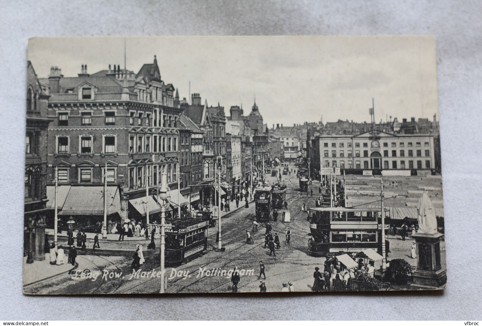 M523, Nottingham, Long Row, Market Day, Angleterre - Nottingham