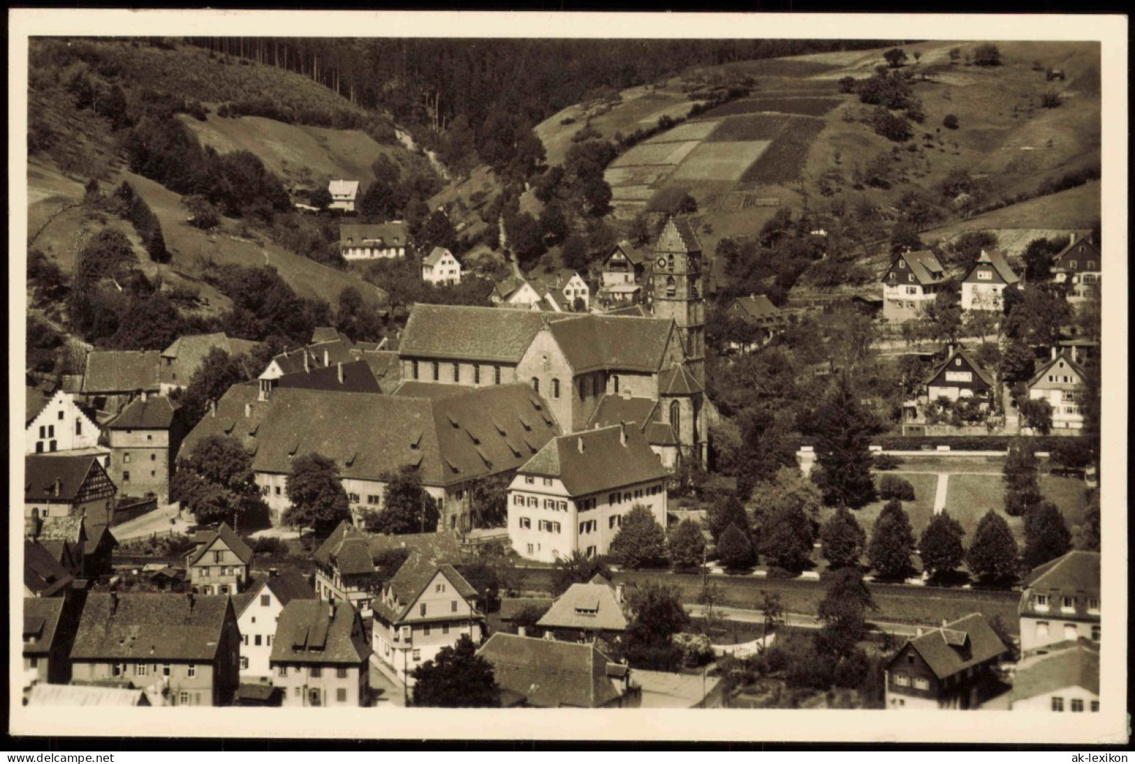 Ansichtskarte Alpirsbach Stadtpartie 1955 - Alpirsbach