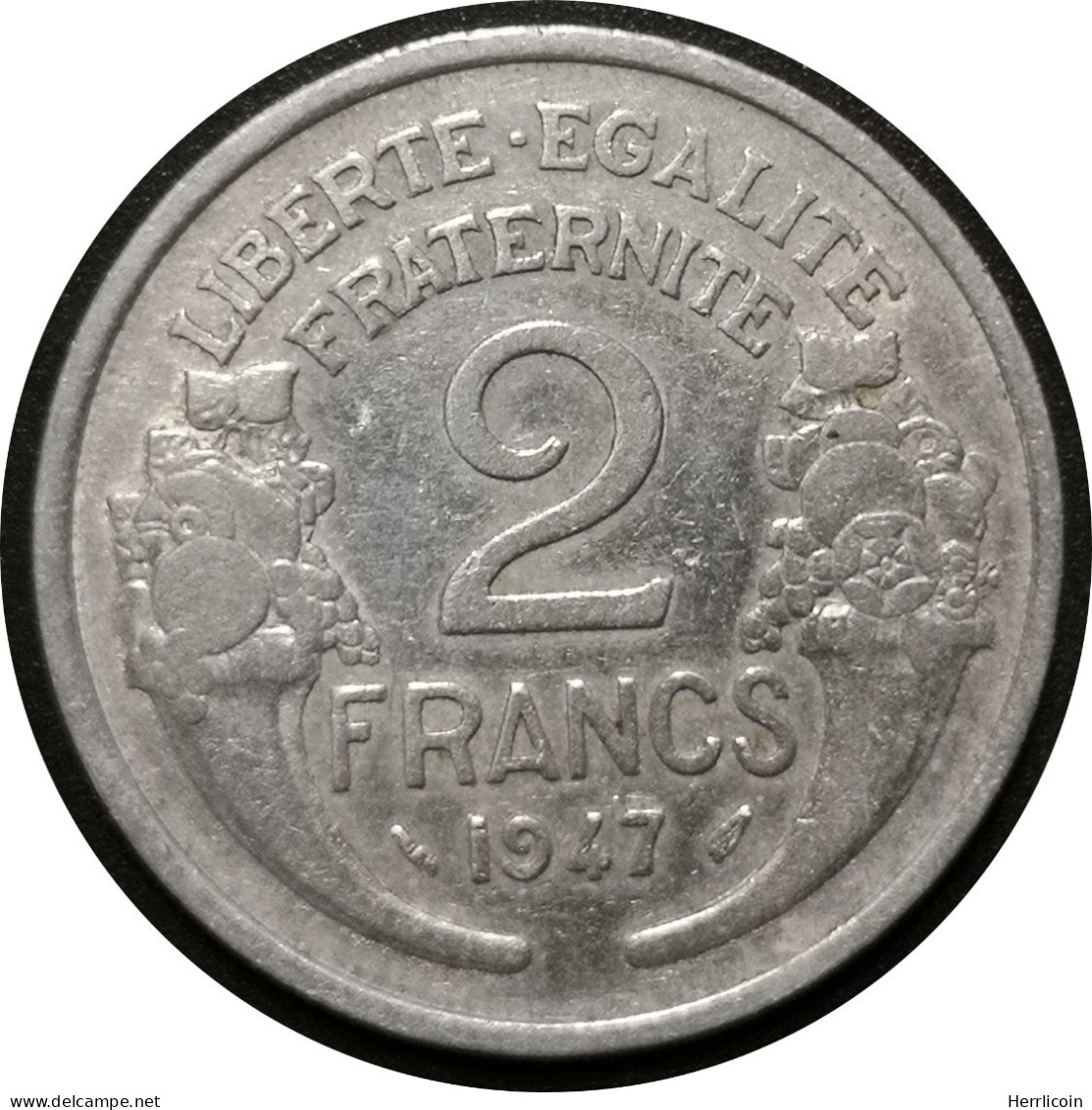 1947 - 2 Francs Morlon Aluminium-magnésium - France - 2 Francs