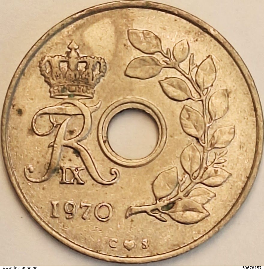 Denmark - 25 Ore 1970, KM# 855.1 (#3759) - Danimarca