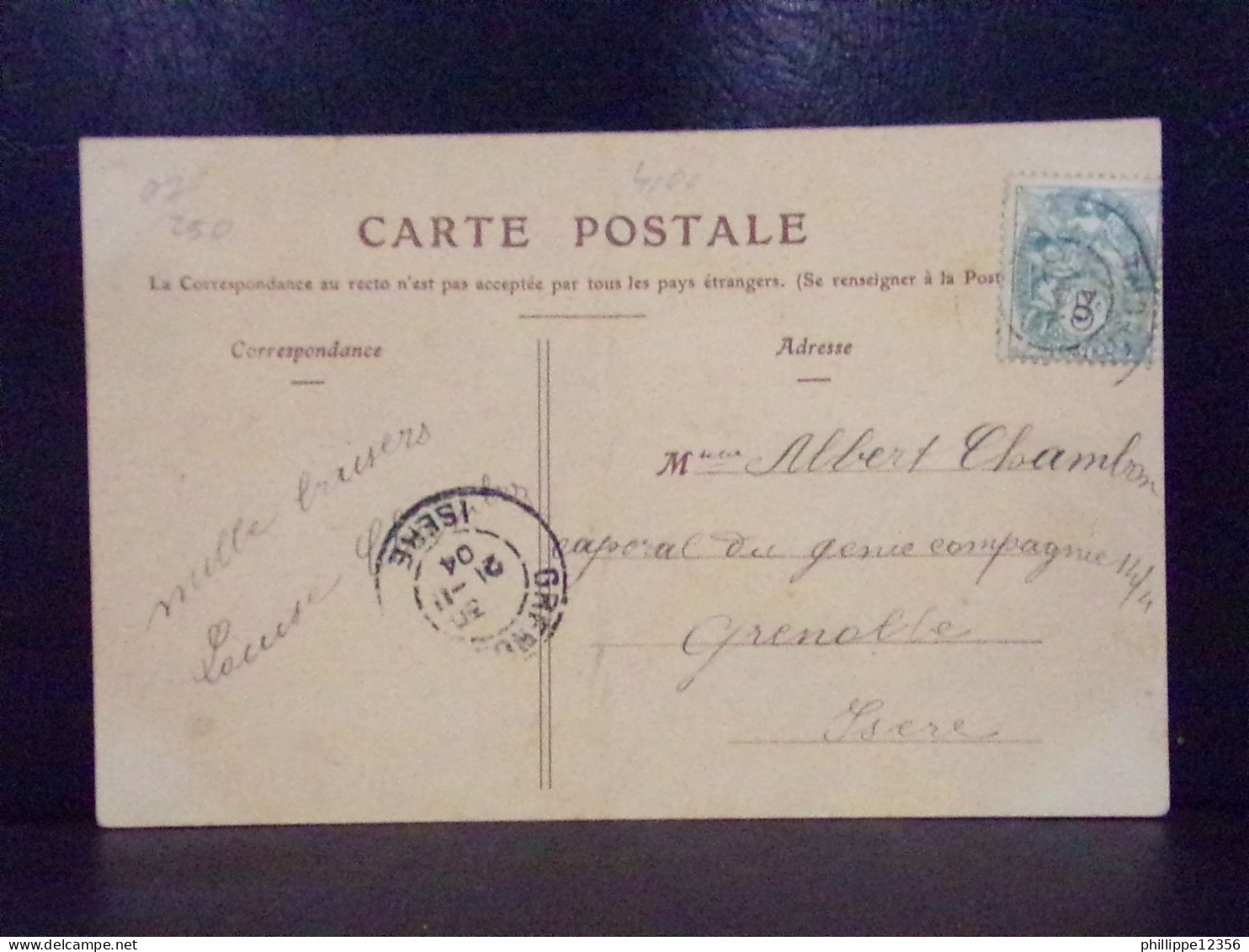 07250 . JOYEUSE . ENTREE DE LA VILLE . COLL. C. ARTIGE FILS . OBLITEREE 1904 . - Joyeuse