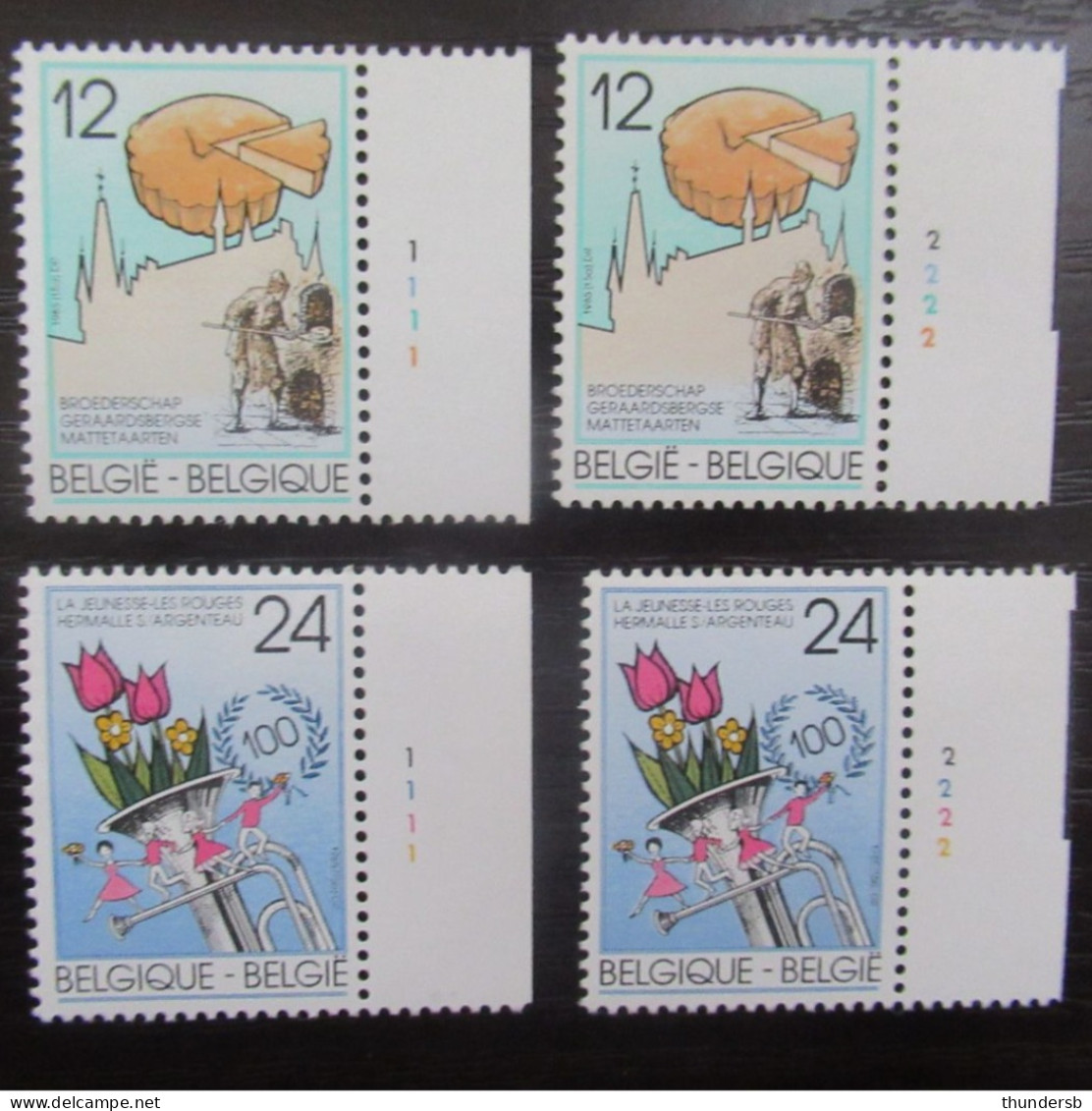 2184/85 'Folklore' - Volledige Set Plaatnummers - Postfris ** - 1981-1990