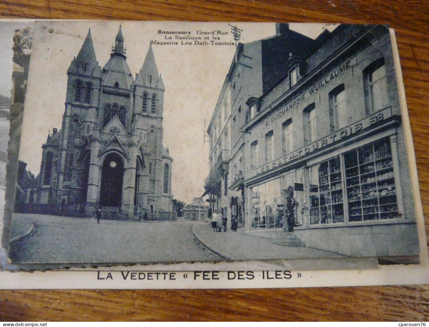 Cpa Belgique > Hainaut > Péruwelz Bonsecours Commerce Tourtois Leo Dath 1932 - Péruwelz