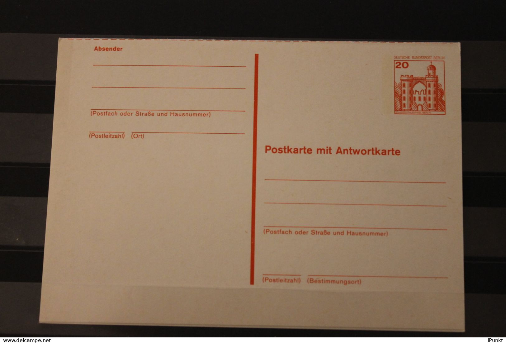 Berlin 1977; Ganzsache Burgen & Schlösser BuS: Postkarte Mit Antwortkarte P 106; Ungebraucht - Postales - Nuevos