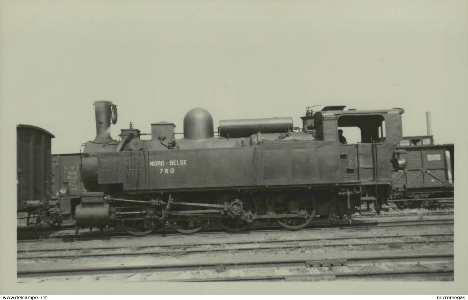 Reproduction - Locomotive Nord-Belge 780, St-Martin 1935 - Trains