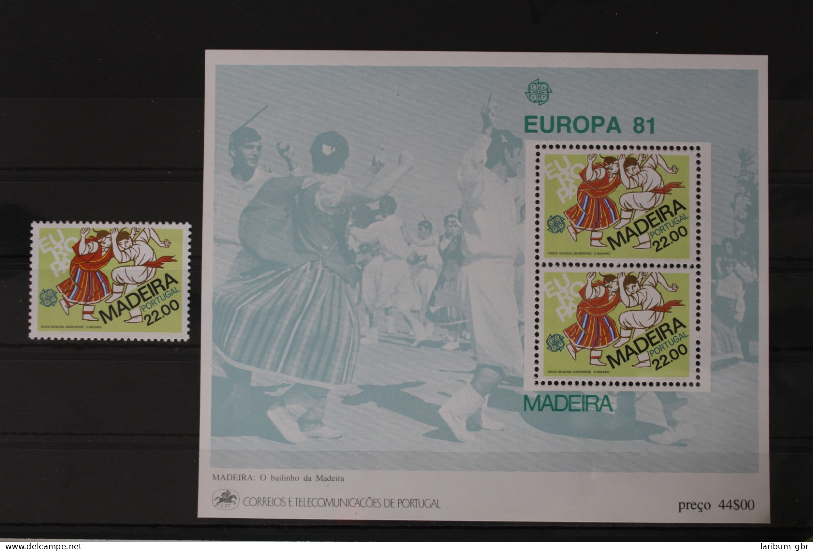 Portugal Madeira Block 2 Mit 70 Postfrisch Europa #UU866 - Otros & Sin Clasificación