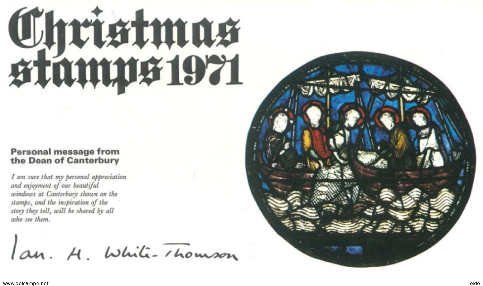 GREAT BRITAIN - 1971, FDC STAMPS OF CHRSTMAS. - Cartas & Documentos