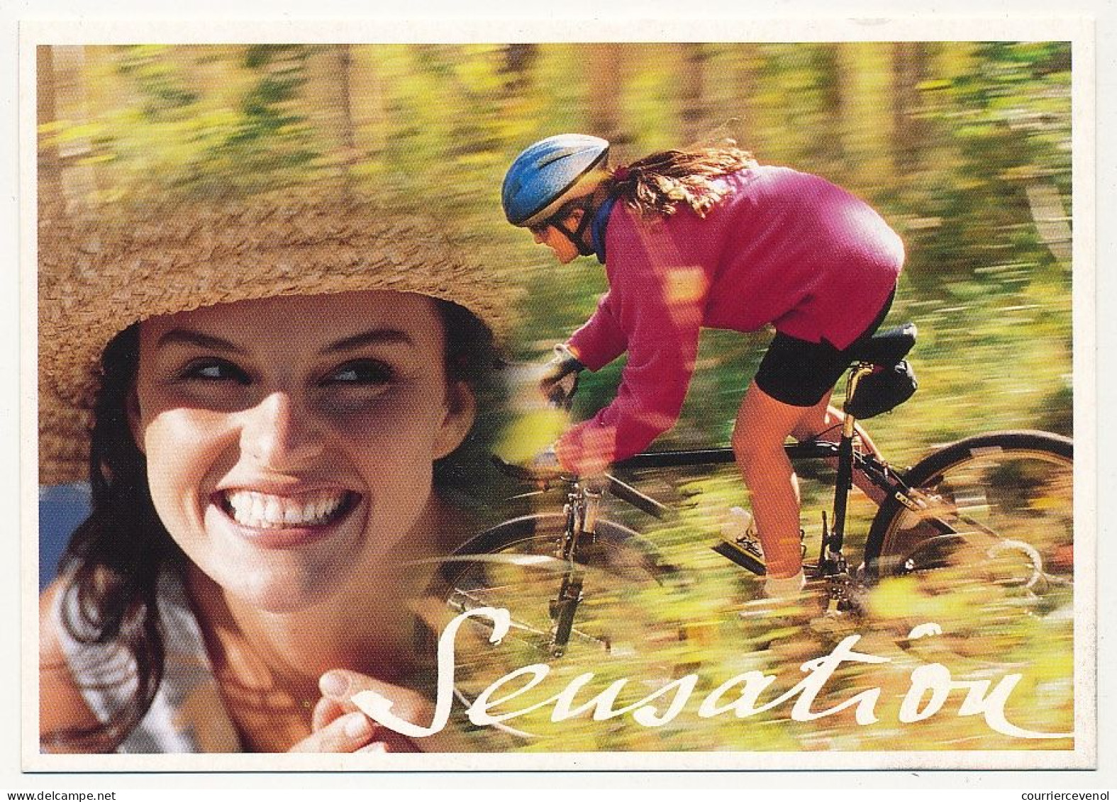 3 Cartes Postales PAP - Cyclisme - Evasion, Emotion, Sensation - Cartes Postales Types Et TSC (avant 1995)