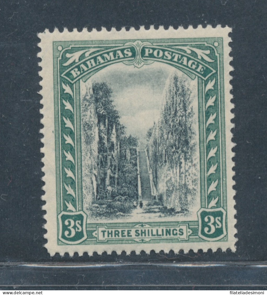 1911-19 Bahamas - Stanley Gibbons N. 80 - 3 Scellini Black And Green - MNH** - Autres & Non Classés