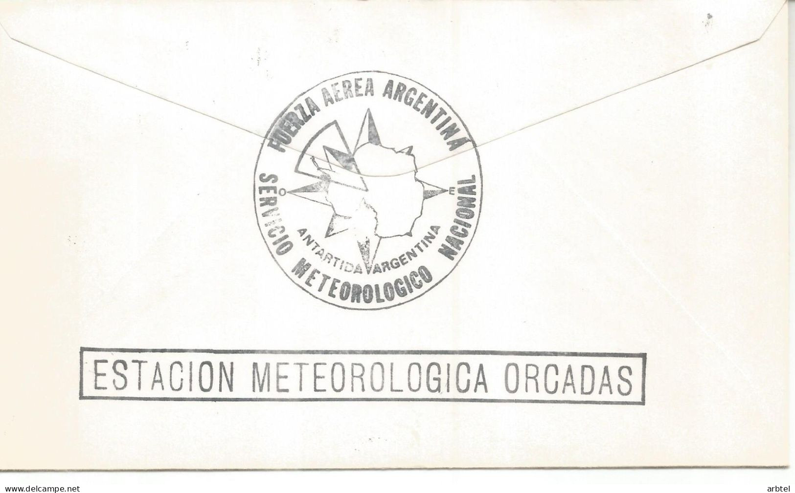 ANTARTICA ANTARCTIC ARGENTINA BASE ORCADAS 1989 - Bases Antarctiques