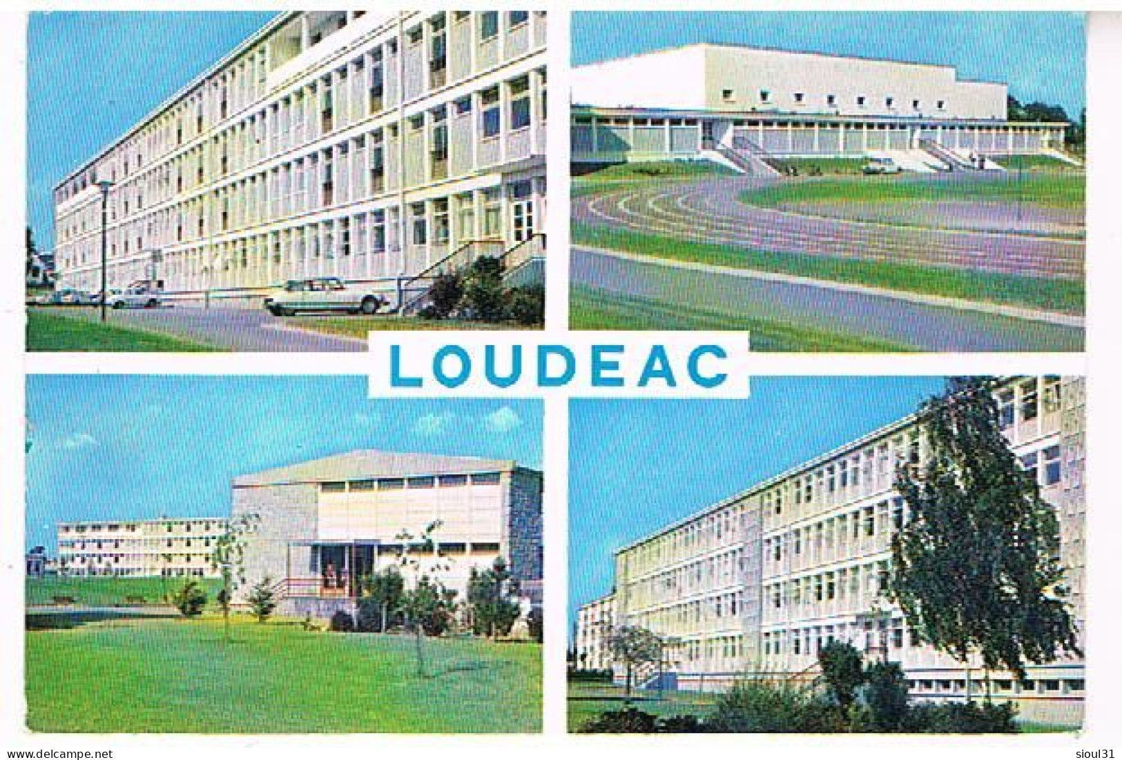 22  LOUDEAC LE LYCEE ET LE COMPLEXE SPORTIF   1995 - Loudéac