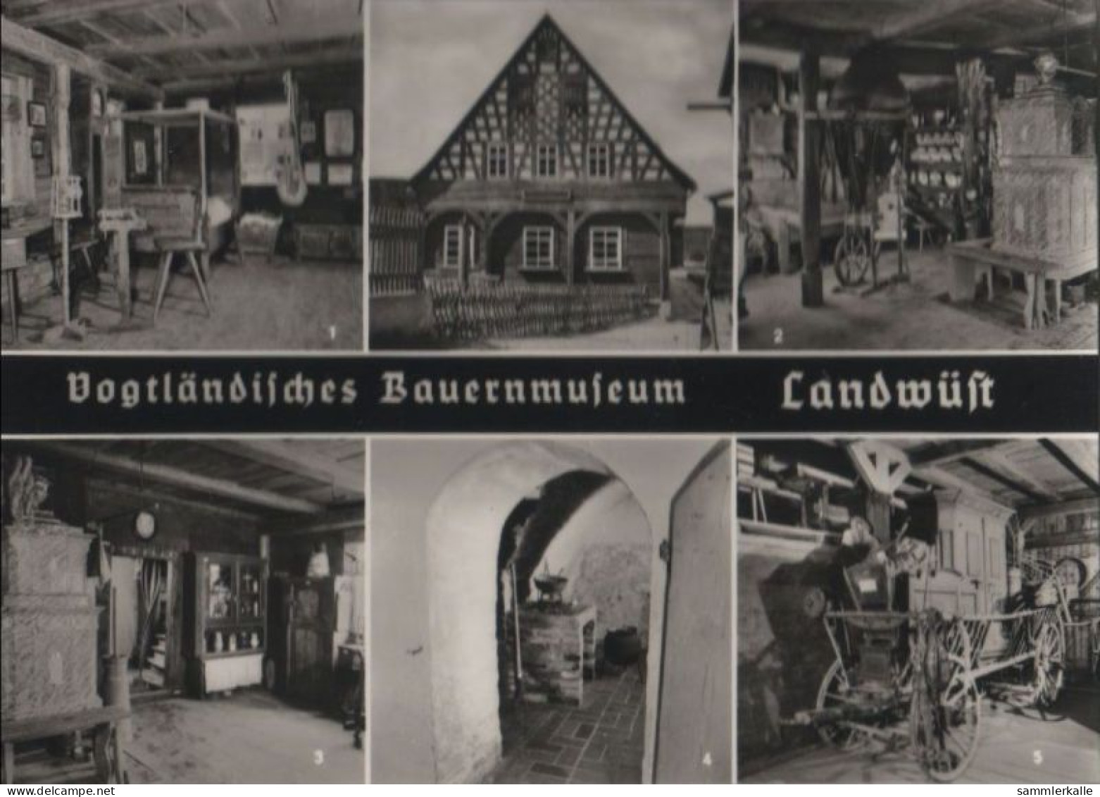 40116 - Markneukirchen-Landwüst - Bauernmuseum, U.a. Russküche - 1972 - Markneukirchen