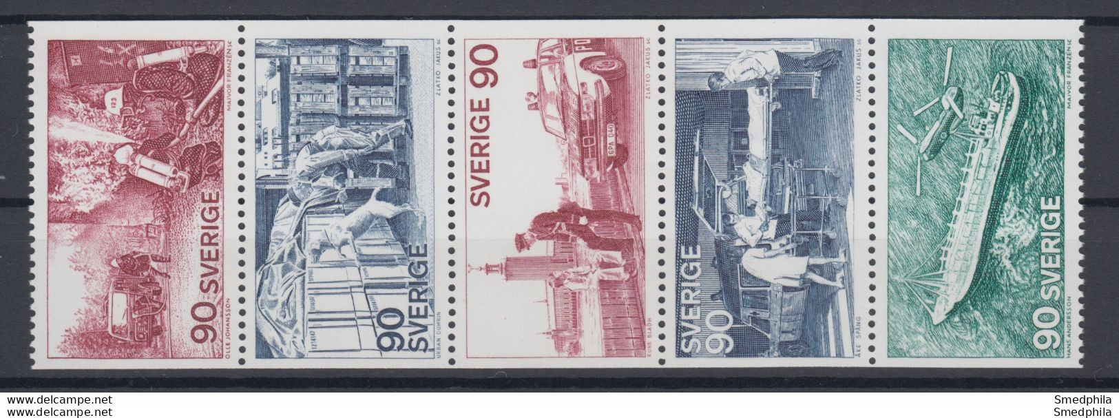 Sweden 1975 - Michel 913-917 MNH ** - Unused Stamps